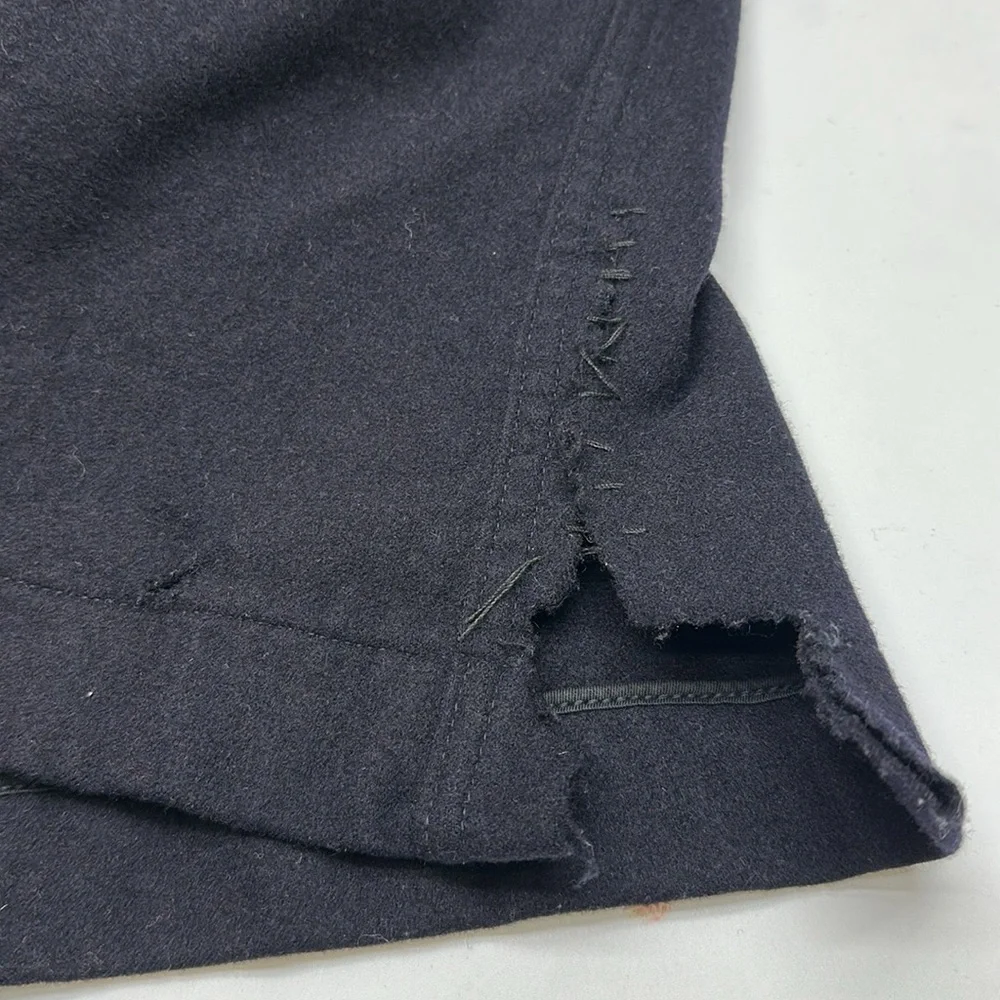 Vintage possibly WWll Navy Blue wool undress jumper Sailor size small (B7)‎